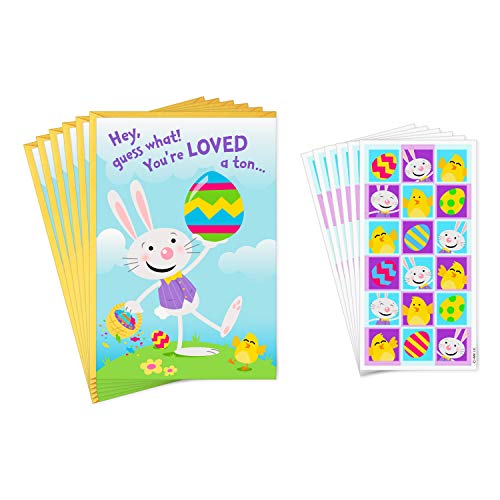 Hallmark Pack of Easter Cards for Kids, Mickey Mouse (6 Cards with Envelopes)