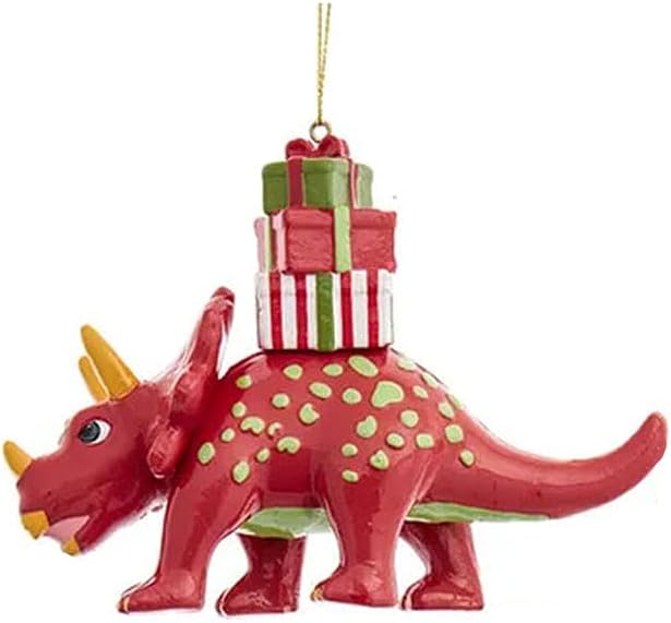 Triceratops Dinosaur Character Holiday Christmas Tree Ornament
