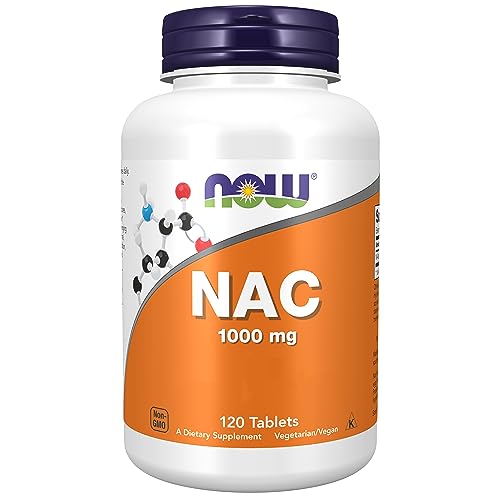 Now Foods NAC 1000mg, 120 compresse vegane