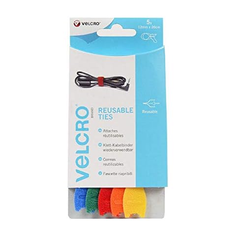 VELCRO Brand Adjustable Multi-Colour Ties Set Cover