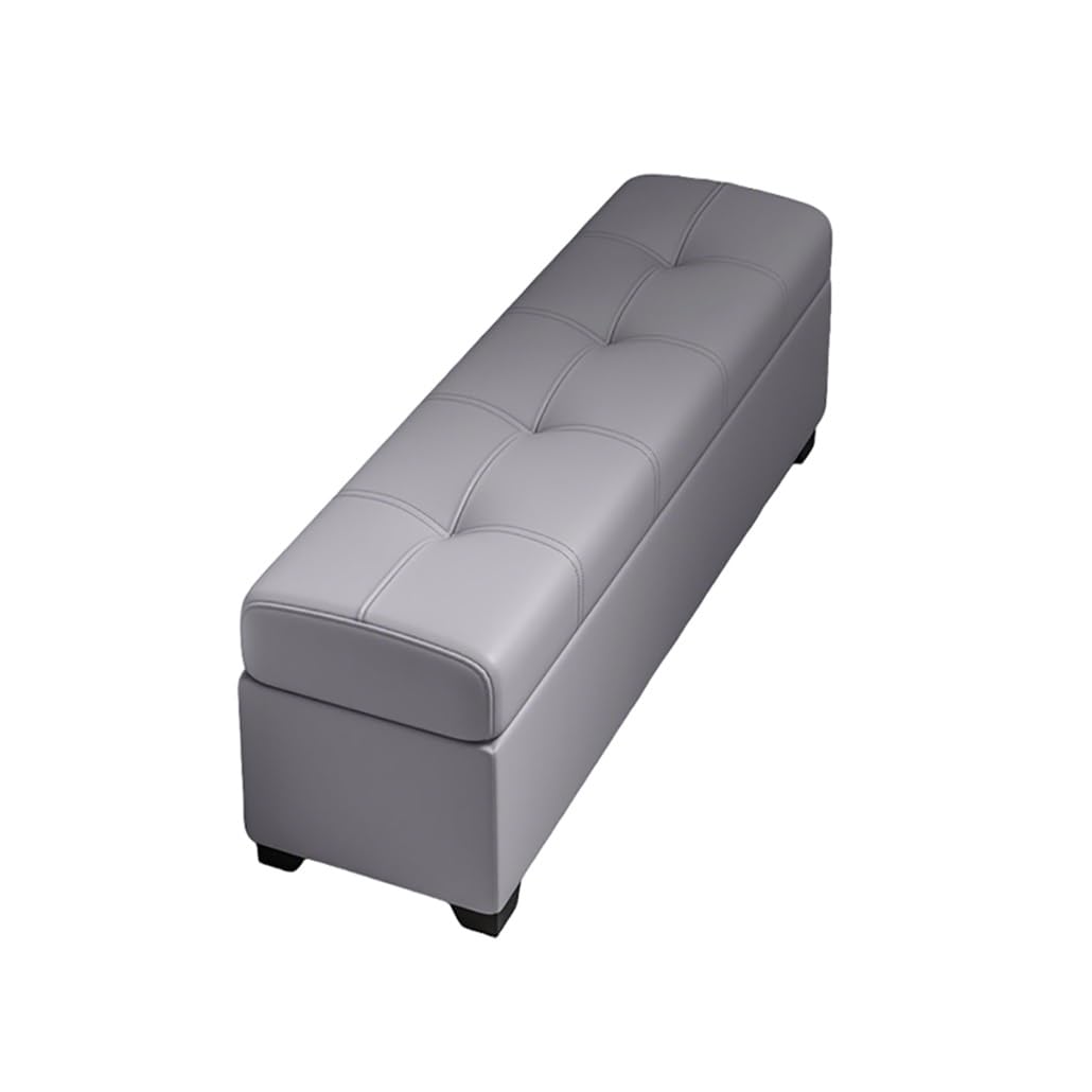 Repose-pieds cubique avec rangement pour libérer l'espace au sol