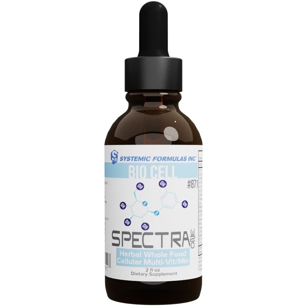 Systemic Formulas SpectraOne LQ - Cellular Food for Effective Cellular Performance, 2 fl oz, Bio Cell #871. Cellular Nutrition.