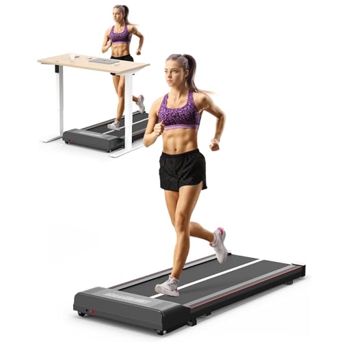 Dskeuzeew Walking Pad Treadmill, 3.0HP Motor, 1-10km/h Under Desk Treadmill with Music Player, Treadmills for Home with Remote Control&LED Display, 320LBS Capacity, Installation-Free (Black) Dskeuzeew Walking Pad Treadmill, 3.0HP Motor, 1-10km/h Under Desk Treadmill with Music Player, Treadmills for Home with Remote Control&LED Display, 320LBS Capacity, Installation-Free (Black)