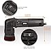 SPTA Mini Orbital Polisher - 3 Inch 10mm/780W Variable Speed Dual Action With Polishing Pads, Sanding Discs, Pad Conditioning Brush