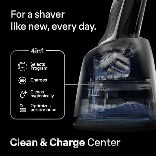 Braun Electric Shaver for Men, Series 7 7171cc, Wet & Dry Shave, Turbo & Gentle Shaving Modes, Waterproof Foil Shaver with Precision Trimmer, Space Grey - image 9
