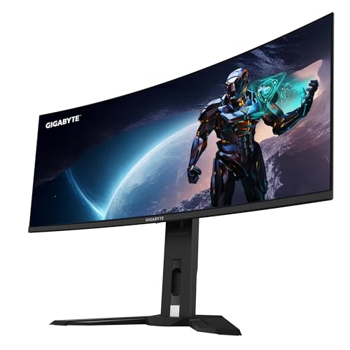 Monitor da gioco curvo OLED WQHD MO34WQC2 da 34" - 3440 x 1440, 240Hz, 0.03ms, KVM, 250 cd/m², FreeSync Premium Pro, DisplayHDR True Black 400, HDMI 2.1, Displayport 1.4 - Monitor - Immagine 1