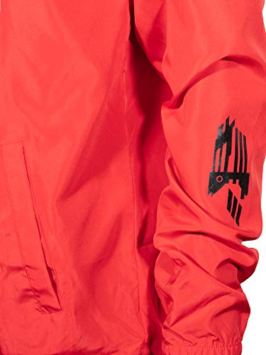 JINX Cyberpunk 2077 Chippin In Men's Windbreaker Jacket, Red, Small2