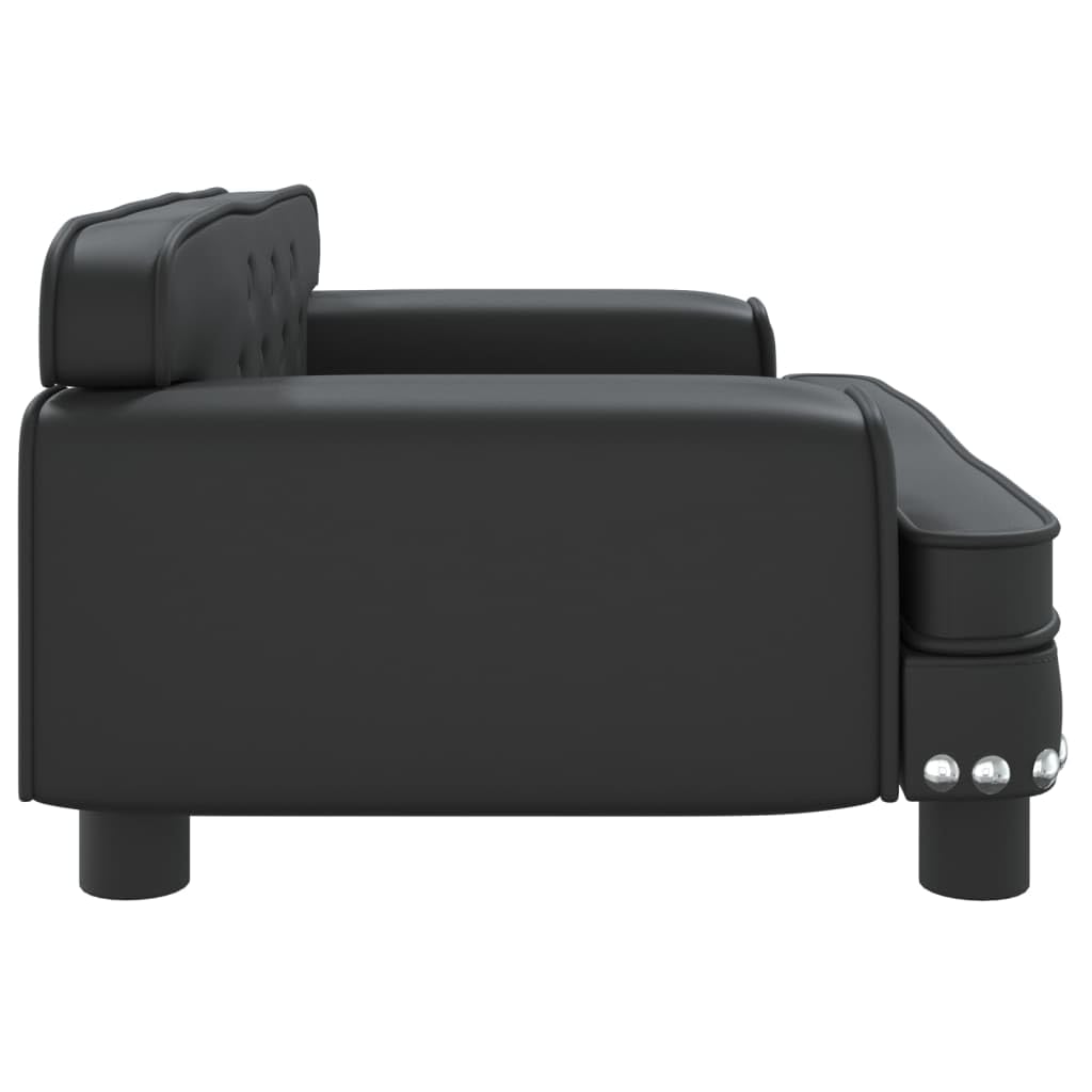 LAPOOH Lettino per Cani Nero 70x45x30 cm in Similpelle,Articoli per Animali,Animali Domestici - Articoli,Articoli per Cani,Lettini per Cani(SPU:171889)