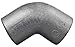 45Deg Female Elbow, HazLoc, Mal Iron, 1In