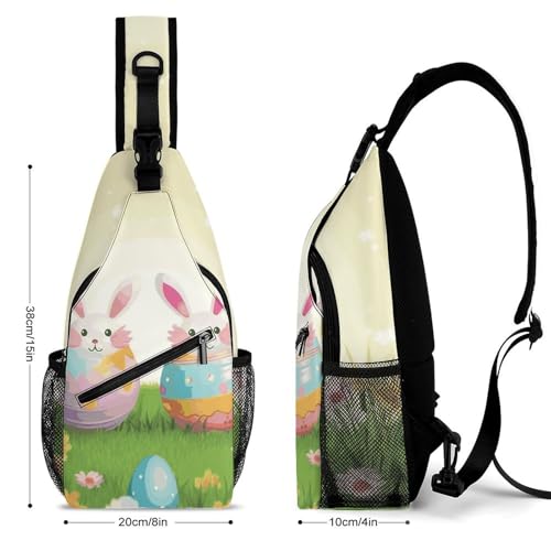 Bolso bandolera casual deportivo para hombro y pecho miniatura 2