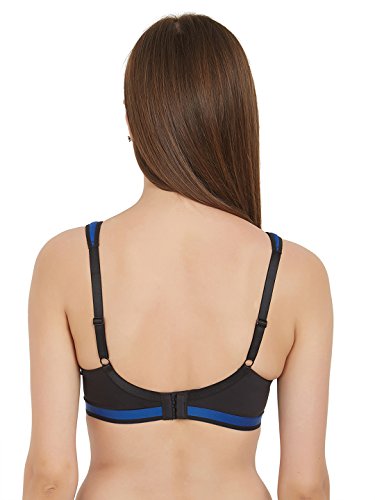 Image of SOIE Women Full Coverage Polyamide Spandex High Impact Padded Non Wired Sports Bra