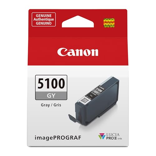 Depósito PFI-5100 Gray Lucia Pro II Canon gris para calidad artística en PRO-310