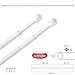 MAURER 5340022 Barra Visillo Extensible 60/105 cm. con Muelle Presion, Soportes y...