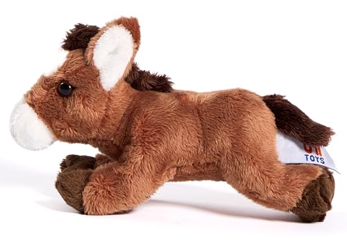 Uni-Toys - Pferd Plushie, liegend - 18 cm (Länge) - Plüschtier, Kuscheltier