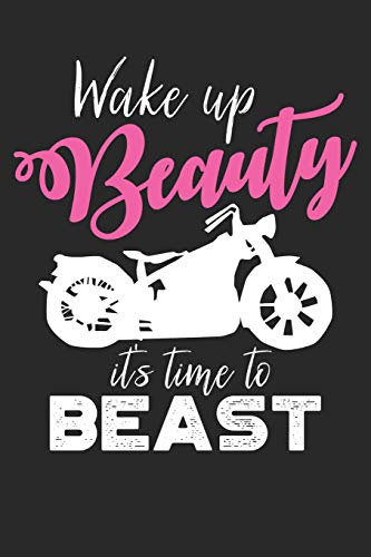 Mein Motorrad Tourenbuch: Dein persönliches Reisetagebuch für Motorrad Touren und Motorrad Reisen ♦ für über 100 Touren ♦ Handliches 6x9 Format ♦ Motiv: Wake up Beauty - Chopper (German Edition)