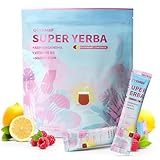 OTYKMBF Super Yerba Instant Powder Packets, Mate Tea with Raspberry Lemonade Flavor, 30 Servings Yerba Mate for Calm Energy, Focus Boost and Gut Health