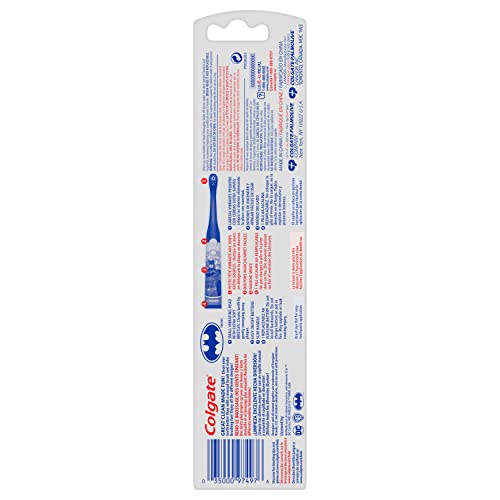 Image of Colgate Kids Battery Powered Toothbrush,Batman,Extra Soft Toothbrush,Ages 3 and Up,(Pack of 12)