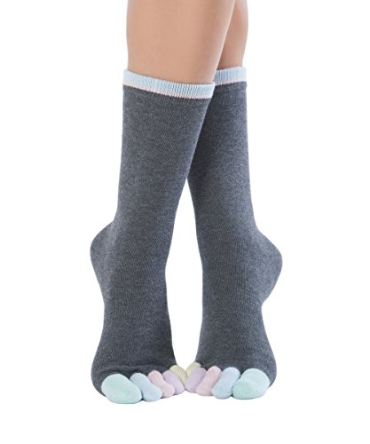 Knitido Rainbows | Calcetines de dedos multicolores para hombre y mujer en algodón 95%, Color:Cotton Candy (210), Talla:35-38