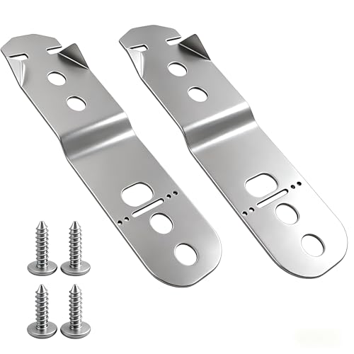 00619985 619985 Dishwasher Mounting Bracket Kit for Bosch, 2 Pack Replacement Brackets with 4 Screws for Kenmore, Thermador & Gaggenau Models Replaces, AP4538351 00605007 00628371