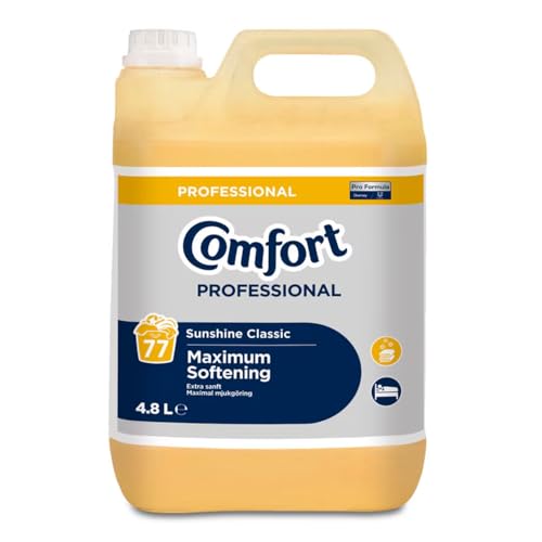 Professional Fabric Conditioner Softener Sunshine Classic with Motion-Activated Fragrance Technology 100 Days of Freshness 77 washes (4.8 L)