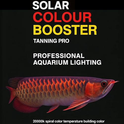 Image of VAYINATO Solar Colour Booster Aquarium LED Light - Tanning Pro Fish Color Enhancing Lamp | Professional Aquarium Lighting for Arowana, Channas, Cichlids, Flowerhorn (L-80 (Suitable for 80 Cm Tank))