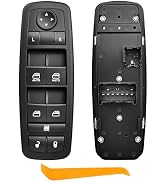 Master Power Window Switch - Driver Side, Compatible with Mercedes-Benz C300, C350e, C43, C63, GLC300, GLC43 AMG (Replac