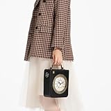 Vobumix Working Clock Handbags Novelty Round Clock Shape Zippered Clock Purse Women Evening Cross Body Shoulder Bag Steampunk Style Bag - Image 9