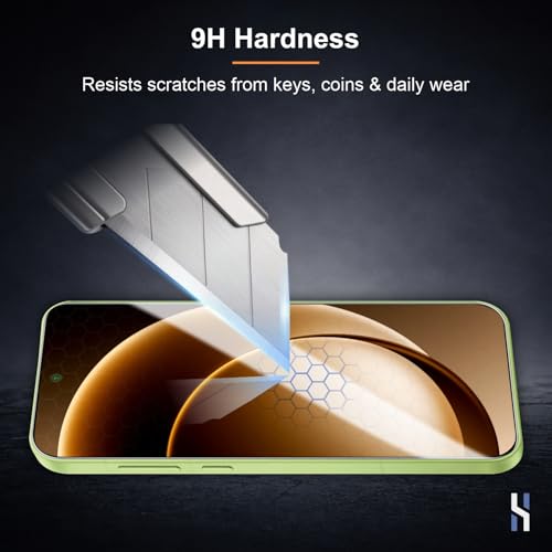 Image of Tempered Glass for OnePlus 15T (6.32 Inch) Military Grade 9H Screen Guard, Anti-Scratch, Shatterproof, Edge-to-Edge Full Coverage - Black Border