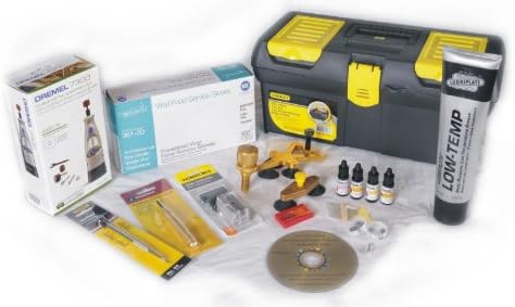 Crack Eraser: Professional Windshield Chip and Long-Crack Repair Kit with Aluminum Tool. Repair 50 cracks and 100 Chips