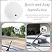 Halloween Skull Spooky Smile Car Antenna Topper,Cute Antenna Toppers for Vehicles as Halloween Cars Decor,Funny Antennas Balls for Cars Exterior Accessories Fit Car Truck SUV (White)