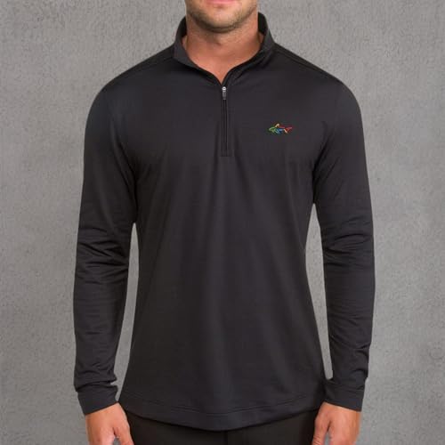 Greg Norman Performance Quarter Zip Pullover Men's Workout Top4