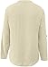 Womens Tops 3/4 Length Sleeve Pullover Cotton Linen V Neck Button Down Blouse Loose Fit Casual Everyday Wear Shirt (Beige,Small)