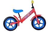 PAW PATROL Laufrad Metall - Kinderfahrrad rot - 12 Zoll - Robuster Rahmen