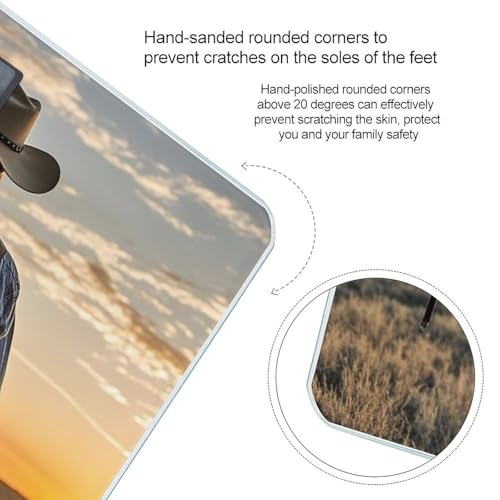 Báscula Digital Cowboy West de Vidrio Templado para Baño miniatura 4