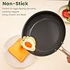 Cookware Set Nonstick Frying Pans, 8 &10 inches Ceramic Non Stick Skillets, Egg Fry Pans for Cooking,PTFE,PFOA,PFAs Free,Oven&Dishwasher Safe,Ash Grey #2