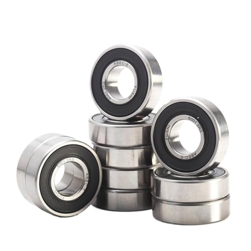 Rodamiento 6001-2RS ABEC-5 de bolas en miniatura para motor y rueda 12x28x8mm