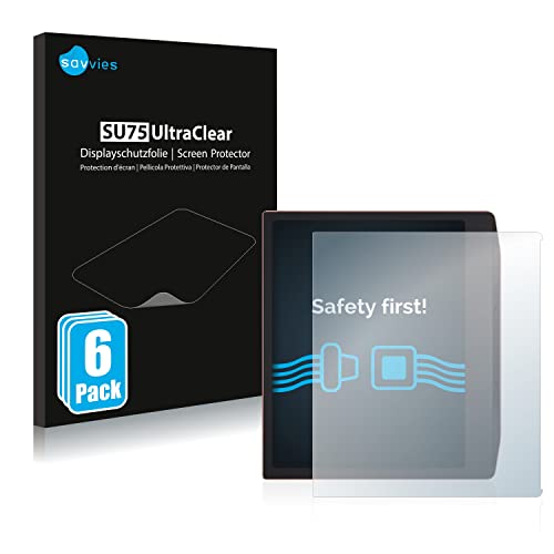 savvies 6-Pack Screen Protection Film compatible with PocketBook Era Screen Protector Ultra Clear [Scratch Proof, Anti Fingerprint, Ultra Thin]