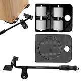 Möbelrollen Für Das Bewegen Von Möbeln - Möbelgleiter mit integrierten Transportrollen | Stark Belastbarer Gerätegleiter | Für Kühlschränke Haushaltsgeräte Klaviere Couchen Schränke Waschmaschinen Und