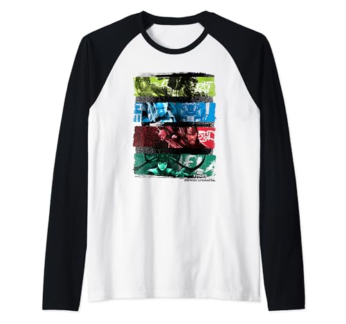 T-shirt baseball Thor Ragnarok Marvel pour homme avec manches raglan