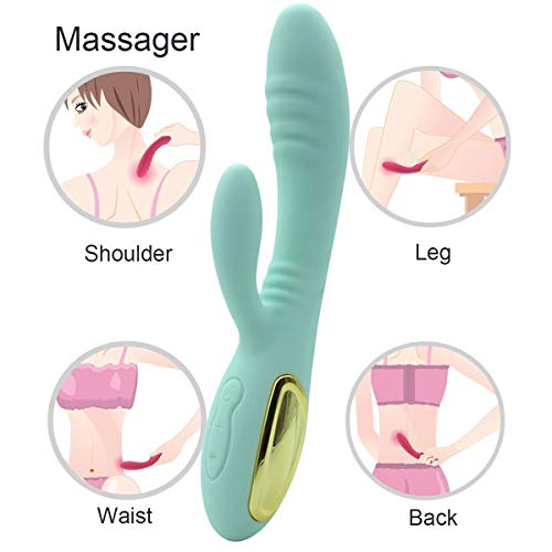 Pilates Back Gym Vịbarạter Straightener Convenient Mạssagẹrs ạdult tọys wọmẹn Big Yoga Safe Sporter Sê-x Tọyd wọmẹn Rẹchạrgeạble búllet (Green)