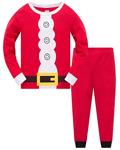 Christmas Pjs Kids Pyjamas Set for Boys Nightwear Cotton Toddler Clothes Girls Fun Santa Claus Sleepwear Unisex Long Sleeve 2 Piece Outfit Christmas Pjs Kids Pyjamas Set for Boys Nightwear Cotton Toddler Clothes Girls Fun Santa Claus Sleepwear Unisex Long Sleeve 2 Piece Outfit