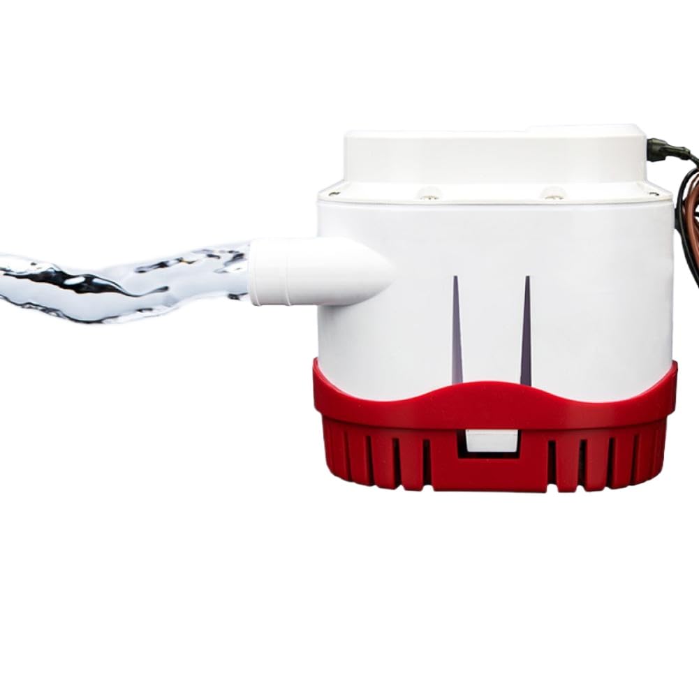 Automatic Submersible Bilge Pump 2000GPH 12V with Float Switch for Boat Marine Water Drain