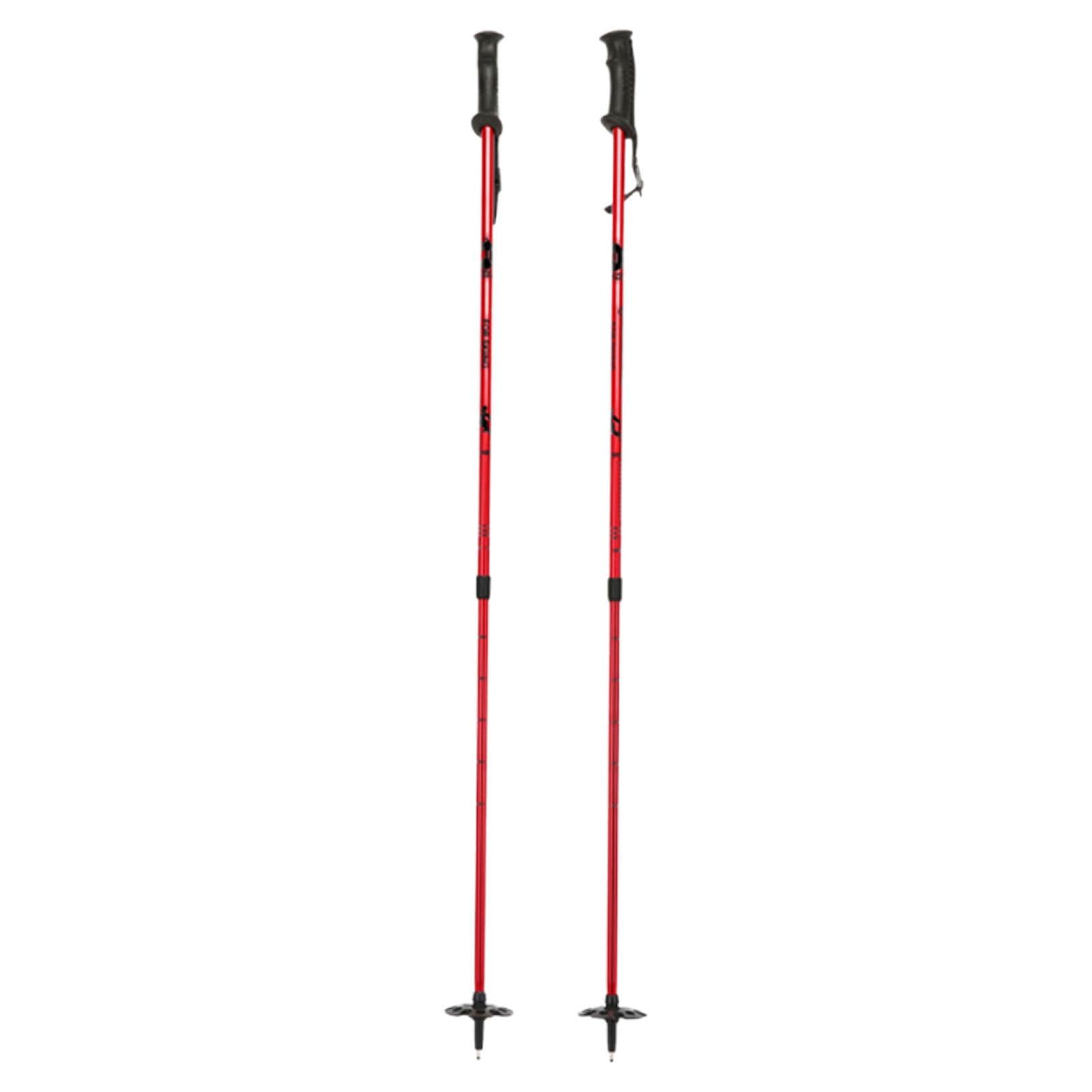 Baoblaze 2 Pièces Bâtons de Randonnée pour Ski Bâtons Télescopiques de Marche Bâtons de Soutien Multifonctions en Alliage D'Aluminium avec Grip Ergonomique Ada