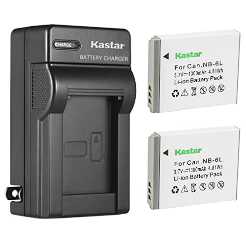 Baterías y Cargador de Pared para Cámara Vlogging 2-Pack miniatura 1