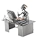 Steelman24 I Schraubenm&auml;nnchen PC Computer (Frau) I Made in Germany I Handarbeit I Geschenkidee I Stahlfigur I Metallfigur I Metallm&auml;nnchen