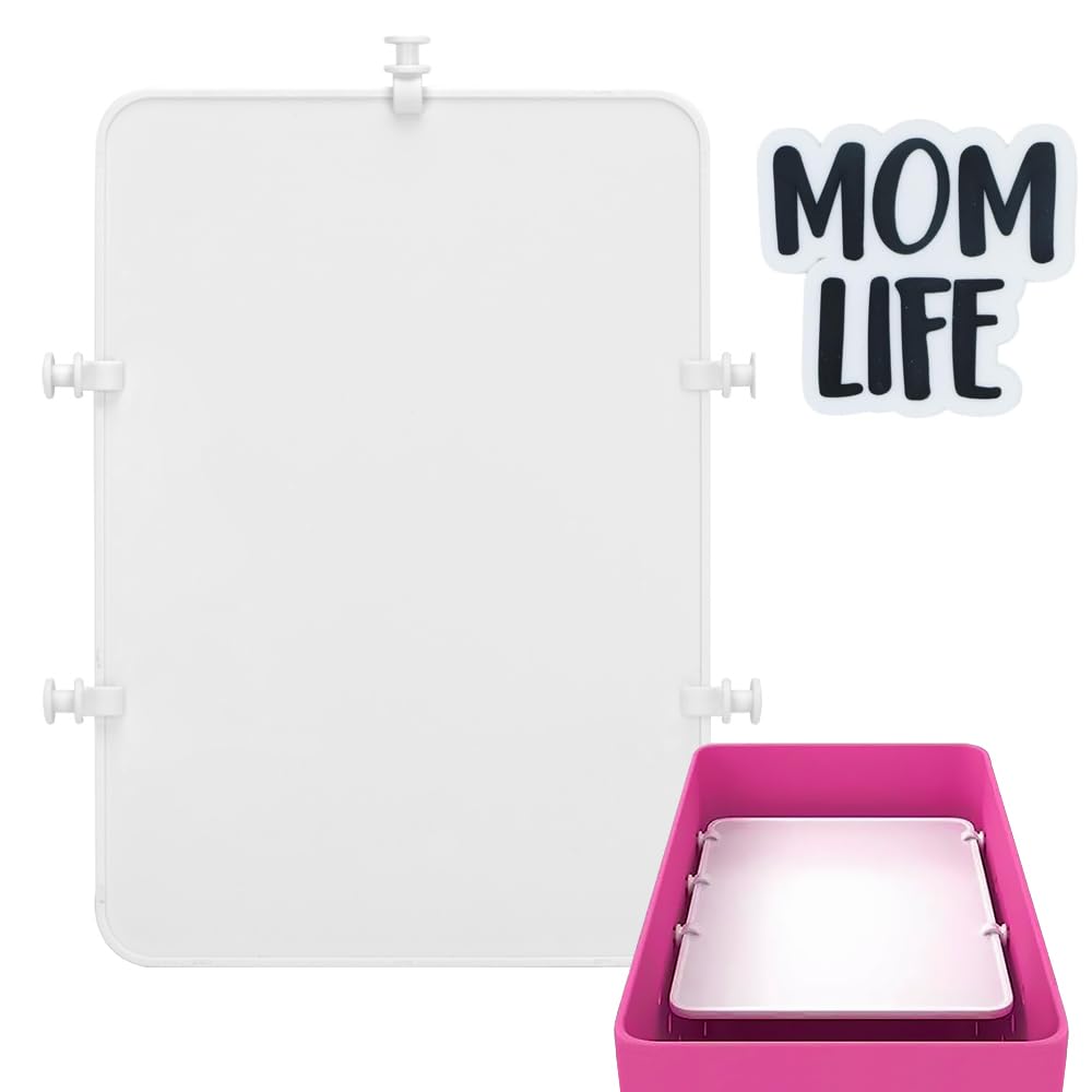 SMART DKSMART DK 2-Pack Divider Tray for Bogg Bag Divider Accessories, Suitable for Bogg Bags X Large Beach Bag Organizer Inserts (White, 2-pack)