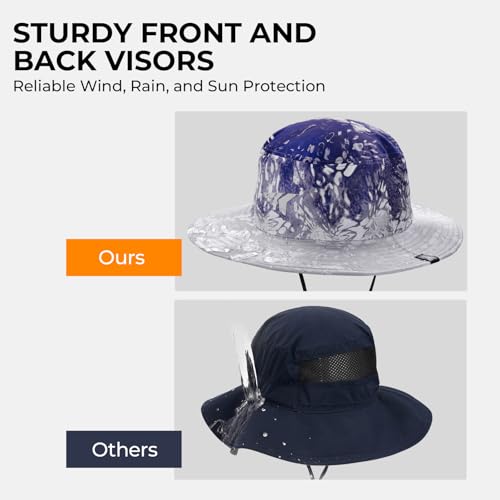 Image of KastKing Sol Armis UPF 50 Boonie Hat - Sun Protection Hat, Fishing Hat, Beach & Hiking Hat, Paddling