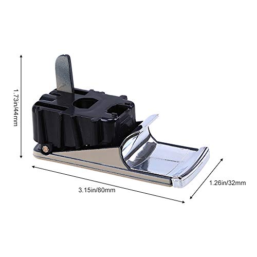 Ajcoflt Alça de plástico da tampa do bloqueio da caixa de luva do carro com substituição do furo par