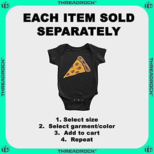 Threadrock Pizza Pie & Slice - Dad Baby Toddler Son Daughter Matching Shirts Set2