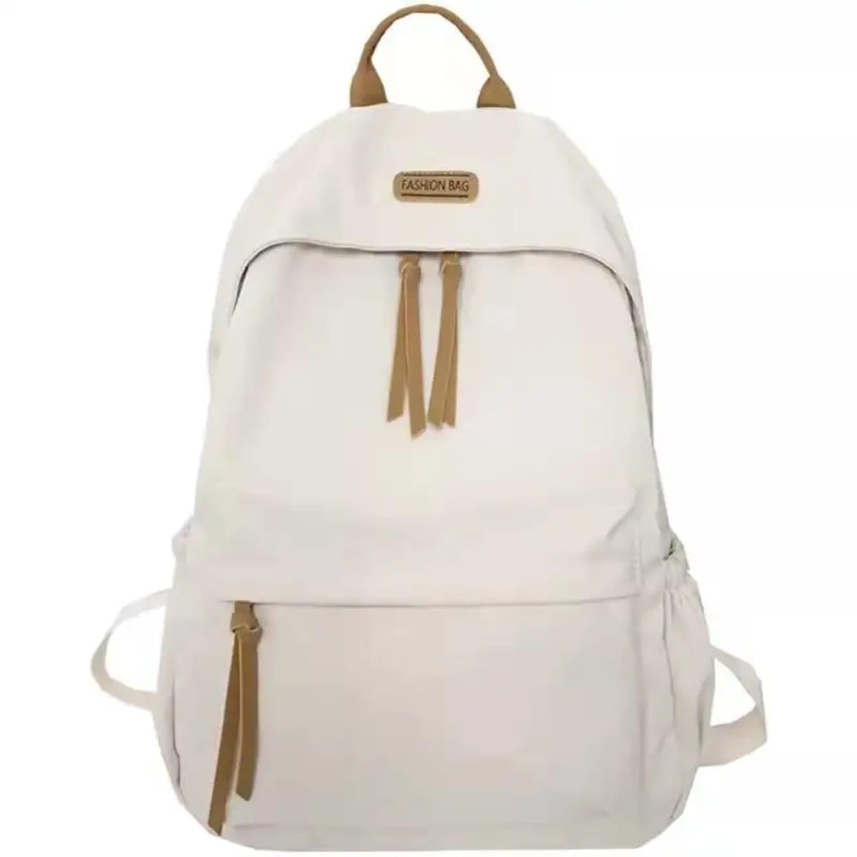 Stylish Backpack for Men & Women | Lightweight Casual Travel & College Bag | Minimal Design Daily Use Backpack (white)-image-37